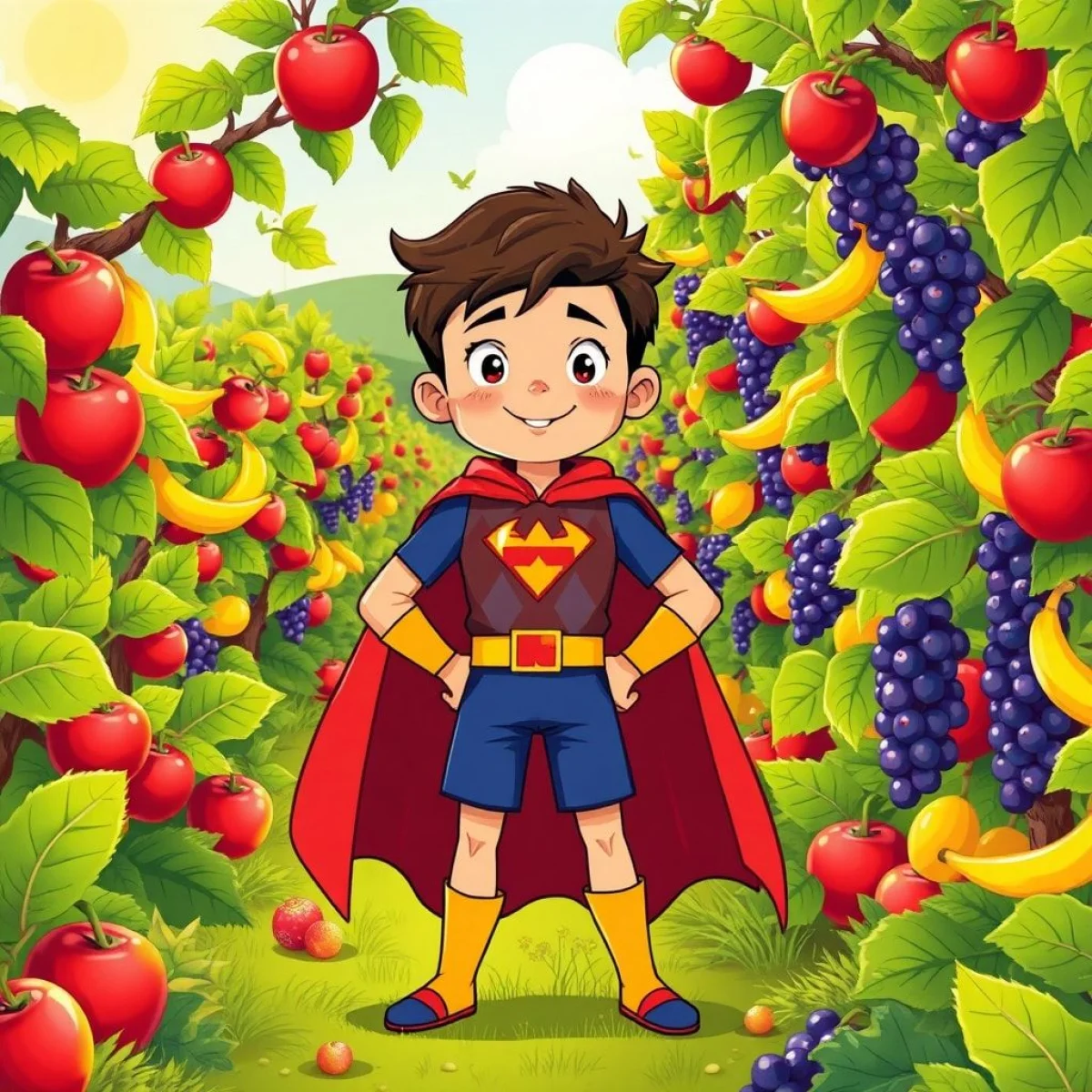 Superbohater Owocowej Mocy i jego przygody