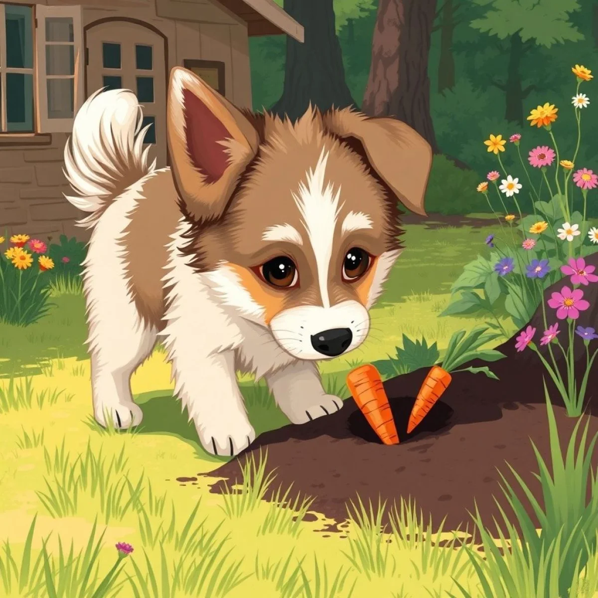 Fafik i sekret chrupiącej marchewki.