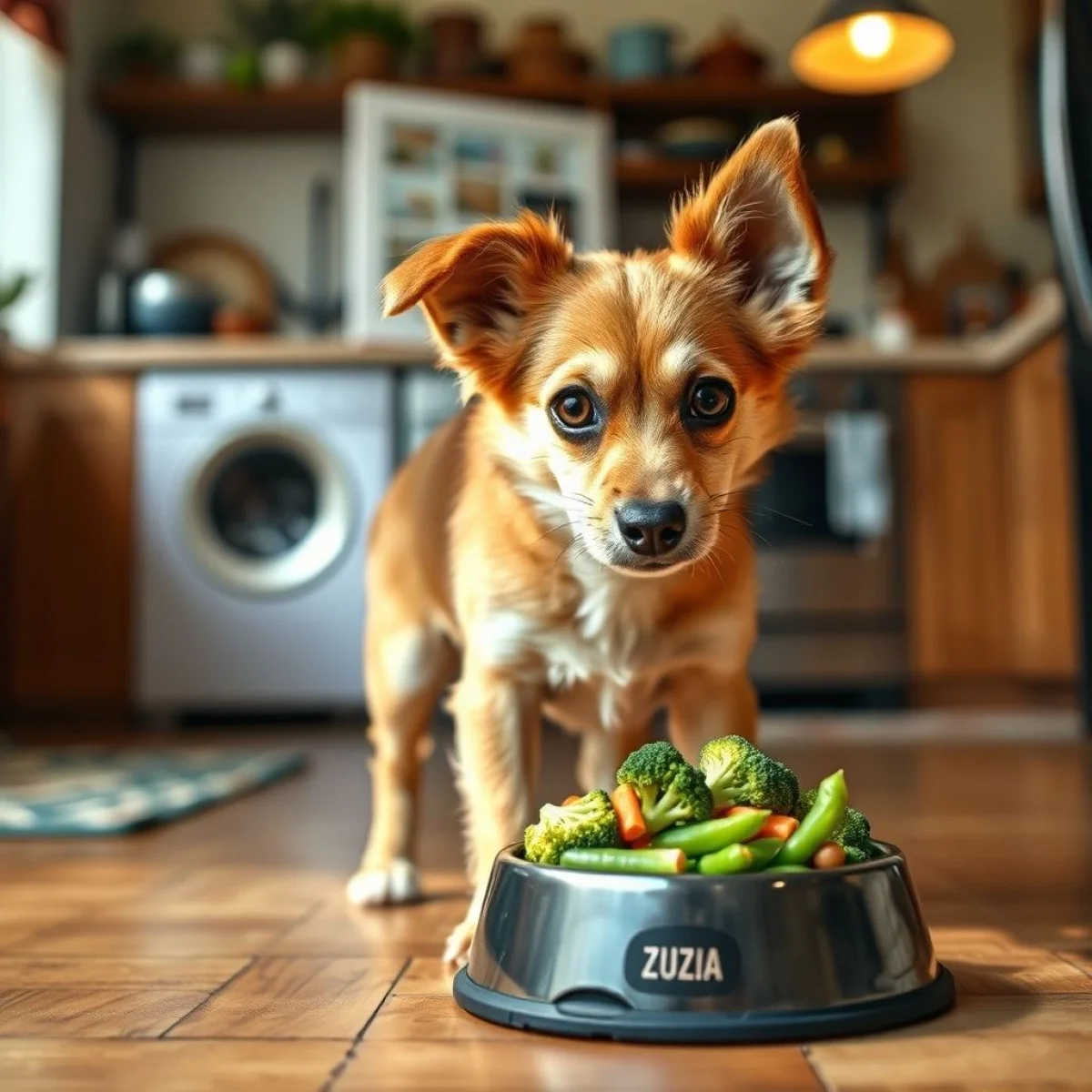 Wybredny piesek Zuzia i jej warzywna męka