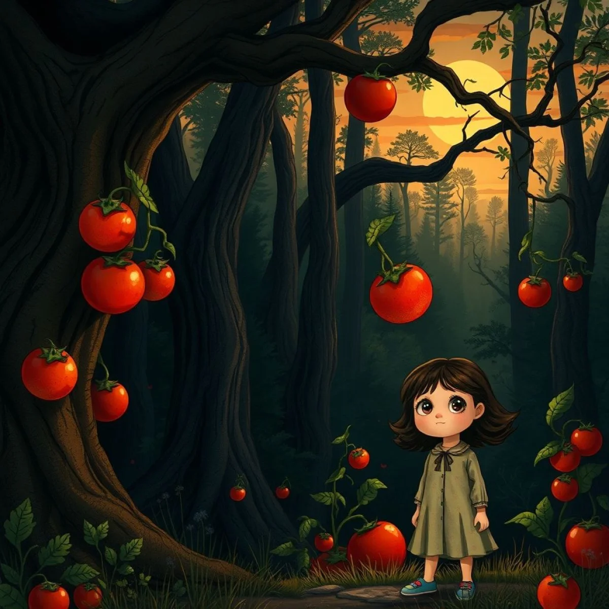 Zosia i magiczny las pełen warzyw