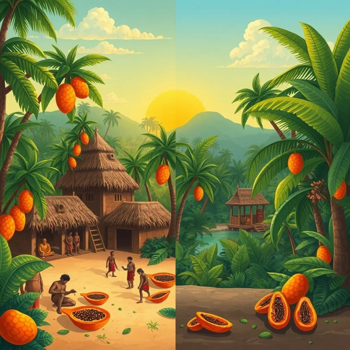 Papaja od czasów Mezoameryki do współczesności