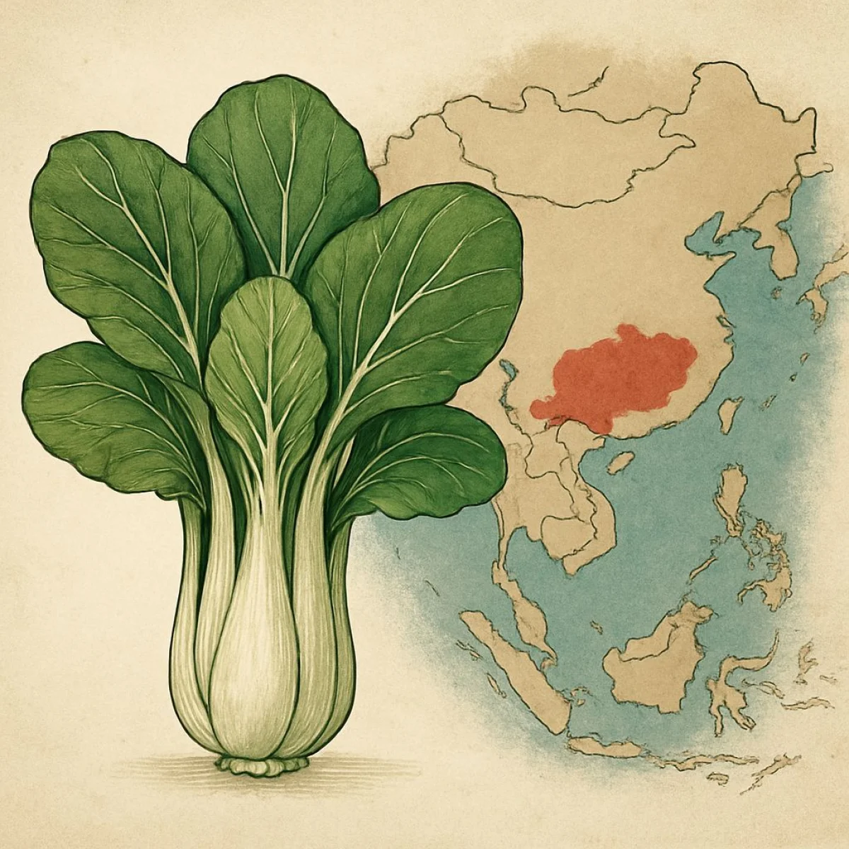 Pochodzenie
Pak choi, znana również jako