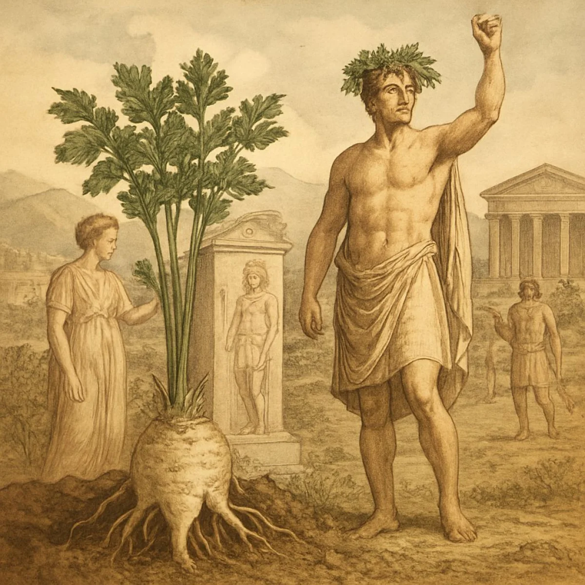 Pochodzenie selera korzeniowego ze starożytności