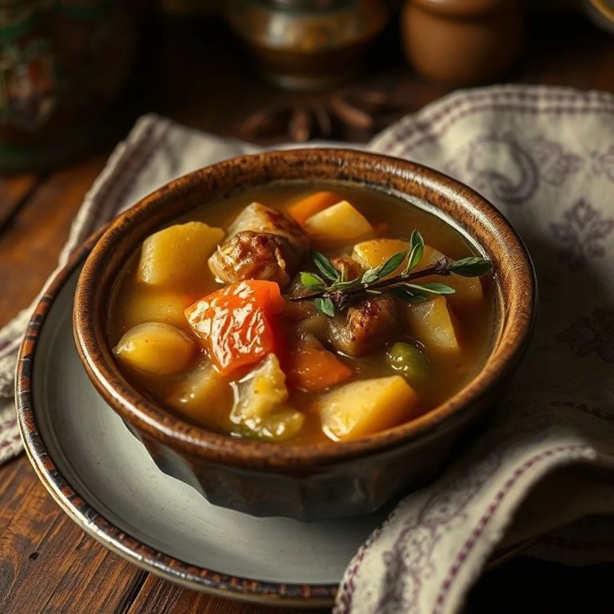 Staropolski gulasz "łączęń", zapomniana kulinarna ciekawostka.