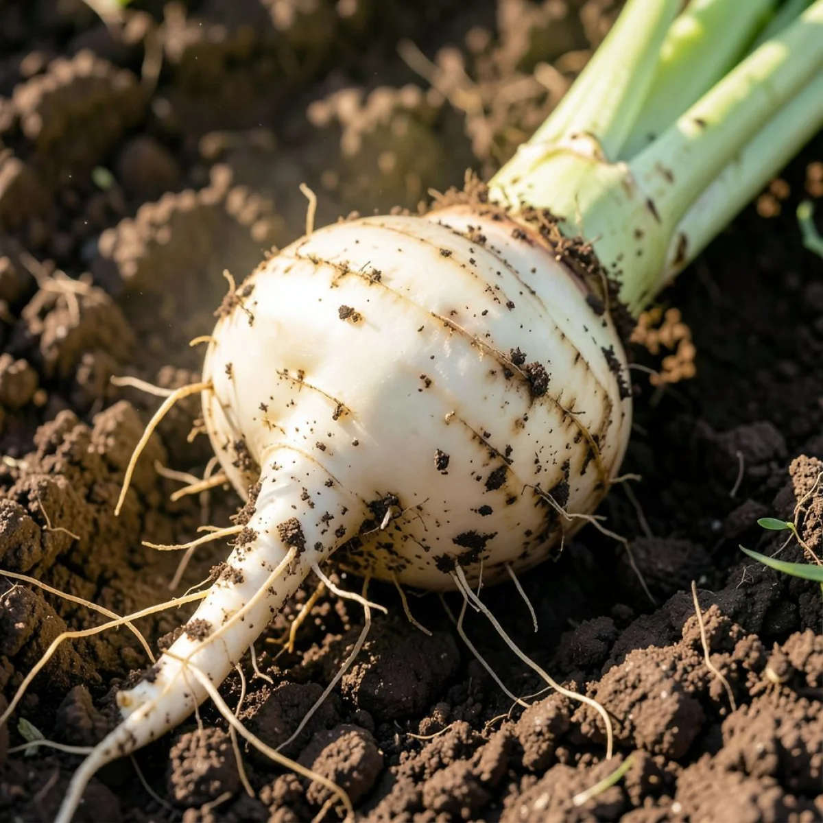 Biały seler podziemny skarb natury
