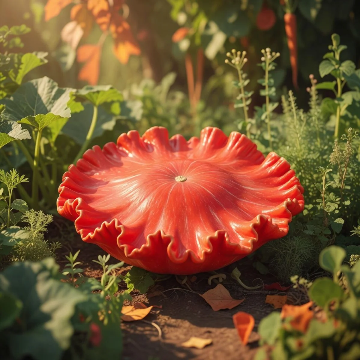 Czerwony patison – owocowy skarb dyniowatych