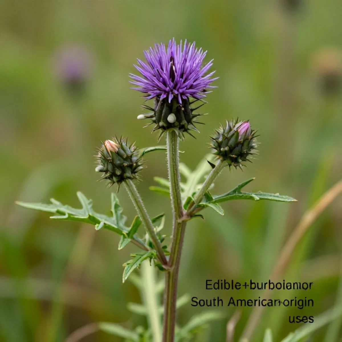Jadalne łopian, pochodzenie południowoamerykańskie, zastosowania kulinarne i lecznicze.