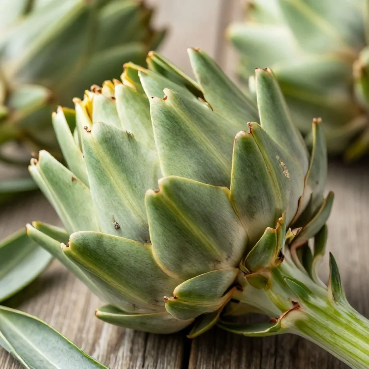 Jadalny pąk kwiatowy karczocha, składniki kulinarne, przygotowanie w kuchni.