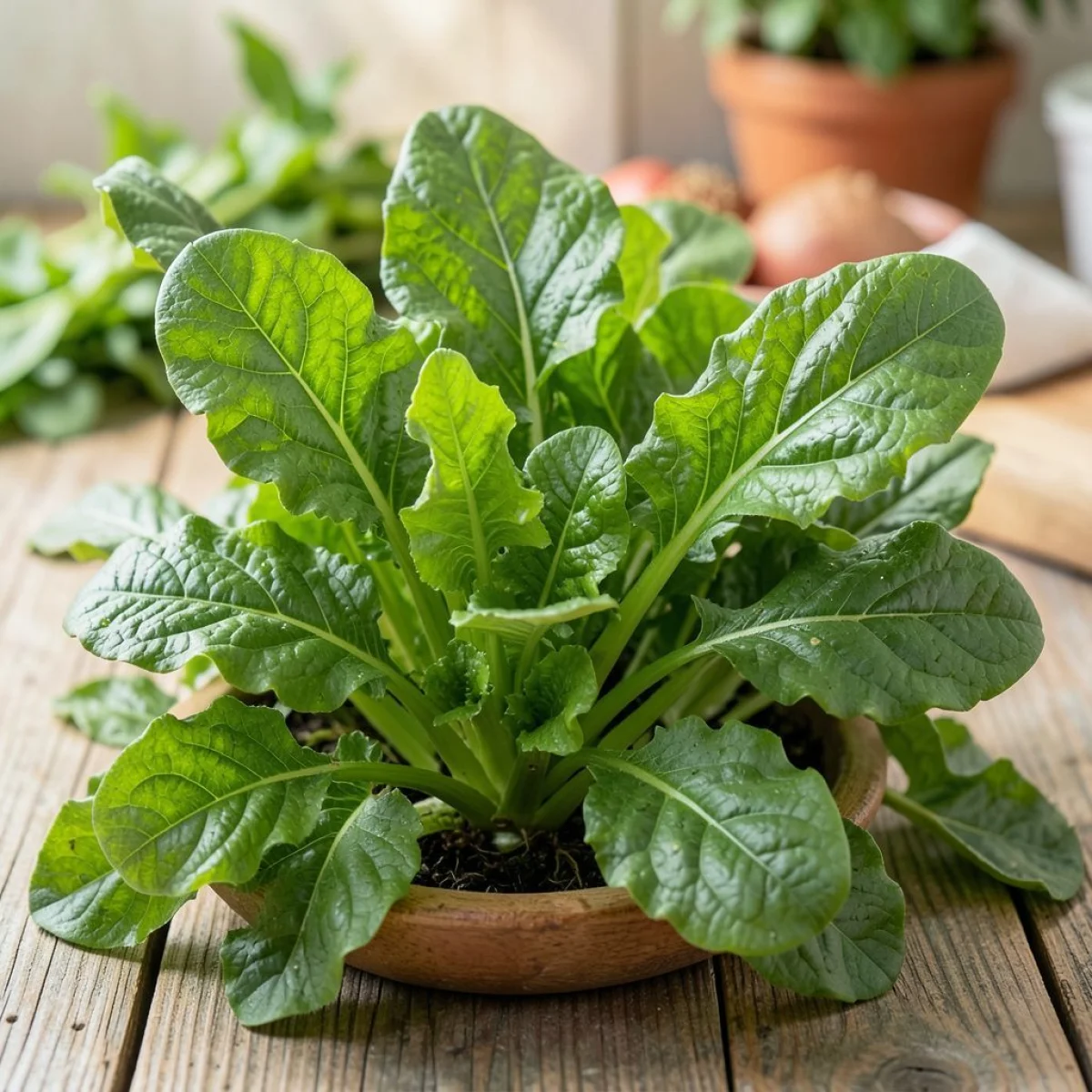 Liście szczawiu, żywozielone, zdrowe, pożywne, składnik kuchni polskiej.