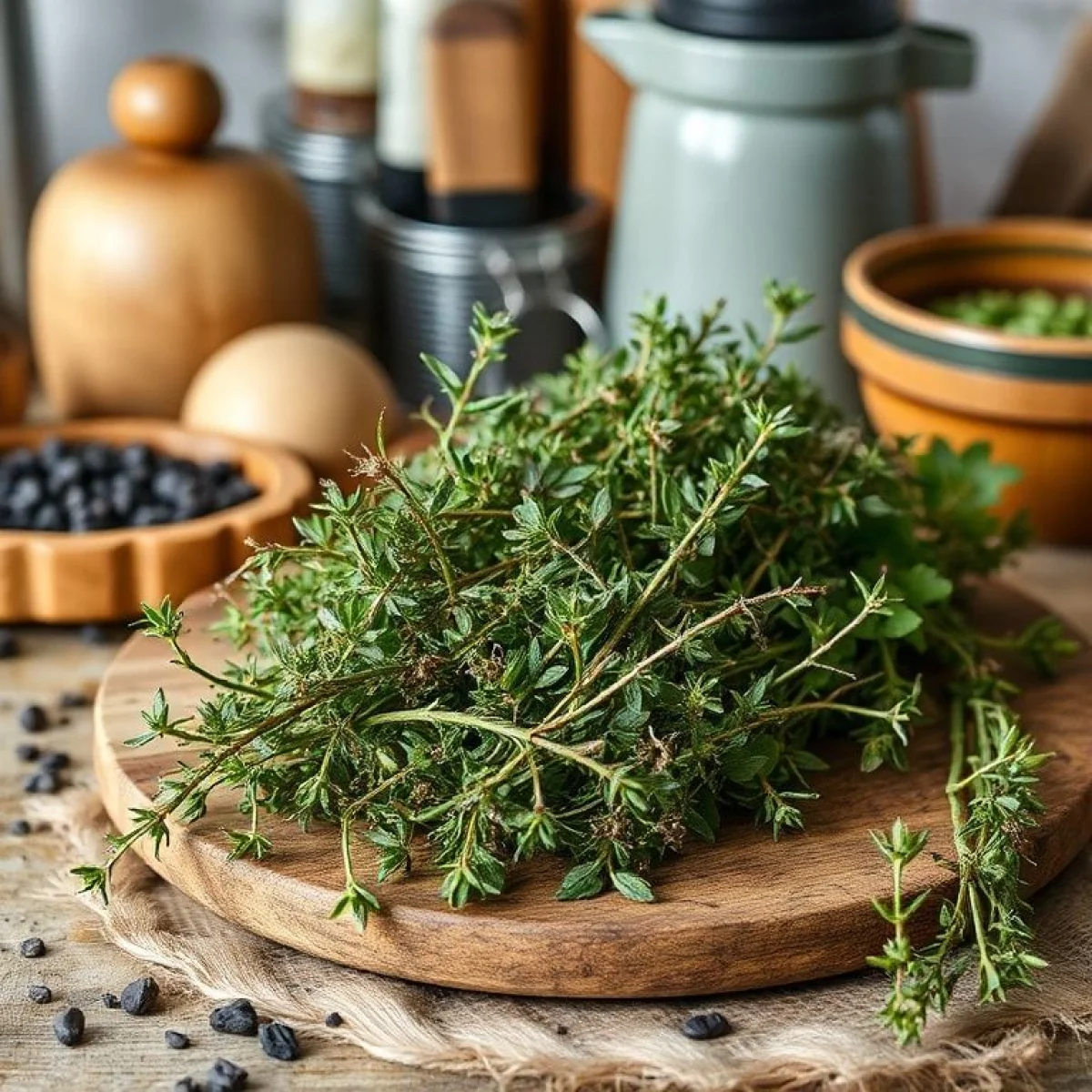 Dziko rosnąca ziołowa zarzyczka, korzyści lecznicze, zdrowe jedzenie, rustykalna kuchnia.
